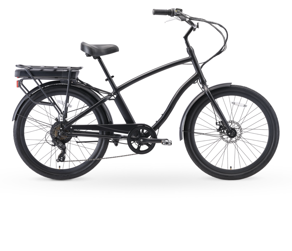 sixthreezero EVRYjourney Men's 26" 500W 7 Speed Electric Hybrid Bicycle — product view 1