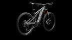 S-Works Turbo Levo R (2026) — Gloss Shadow Silver Blended Speckle Over Carbon / Silver Dust — detail 120