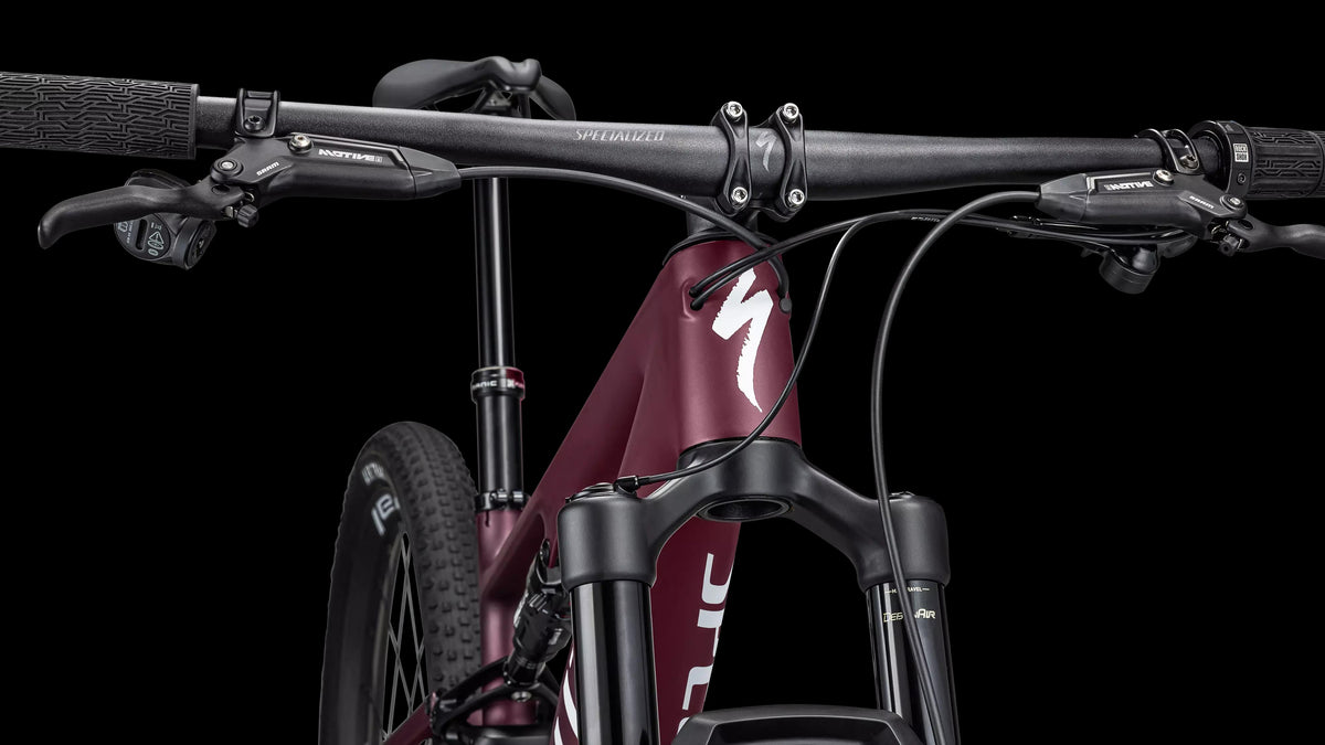 Epic 8 Expert - SRAM GX AXS, RockShox Select+ (2026) — Satin Bordeaux Metallic / White — detail 50