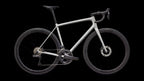 Aethos 2 Expert - Shimano Ultegra Di2 (2026) — Gloss Dolomite Metallic / Blue Pearl Over Shadow Silver — side view