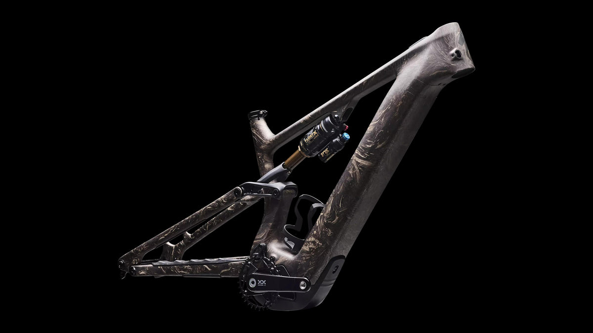 S-Works Turbo Levo 4 Frameset (2026) — Satin Taupe / Gunmetal Strata / Metallic Obsidian — detail 80