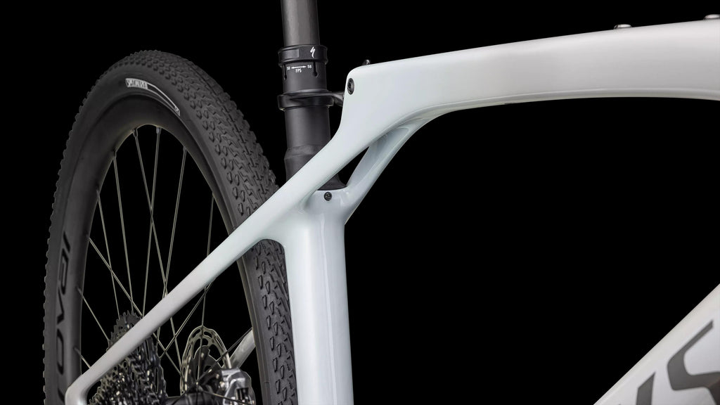 S-Works Diverge STR - SRAM RED eTAP AXS / XX1 Eagle AXS (2024) — Dove Grey+Eyris Pearl - Morning Mist / Eyris Pearl / Smoke — detail 70