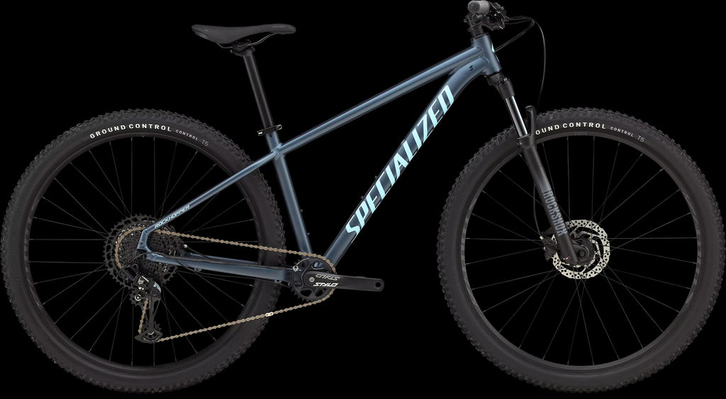 Rockhopper Expert (2025) — Satin Cast Blue Metallic / Gloss Astral Blue — side view