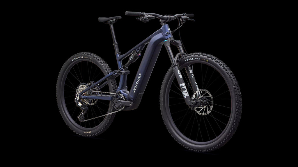 Turbo Levo R Comp Alloy (2027) — Satin Metallic Deep Marine / Shadow Silver — detail 20
