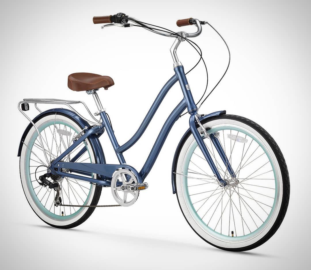 sixthreezero EVRYjourney Women's 24" 7 Speed Step-Through Touring Hybrid Bicycle — product view 196