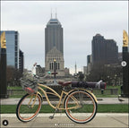 sixthreezero Around the Block Women's 24" 21 Speed Beach Cruiser Bicycle with Rear Rack — product view 42