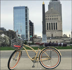 sixthreezero Around the Block Women's 24" 21 Speed Beach Cruiser Bicycle with Rear Rack — product view 43
