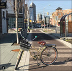 sixthreezero Around the Block Women's 24" 21 Speed Beach Cruiser Bicycle with Rear Rack — product view 44