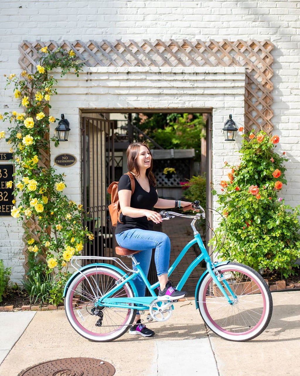 sixthreezero EVRYjourney Women's 26" 500W 7 Speed Electric Hybrid Bicycle — product view 111