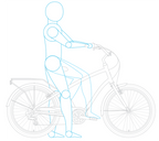 sixthreezero EVRYjourney Men's 7 Speed Touring Hybrid Bike — product view 47