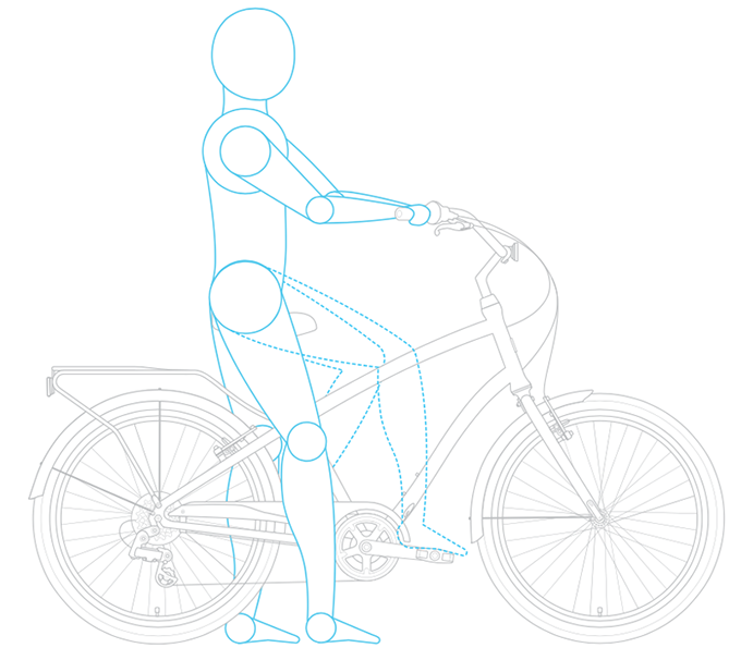 sixthreezero EVRYjourney Men's 7 Speed Touring Hybrid Bike — product view 47