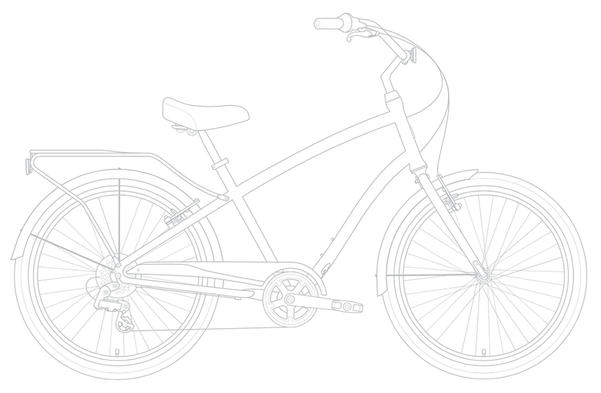 sixthreezero EVRYjourney Men's 7 Speed Touring Hybrid Bike — product view 55