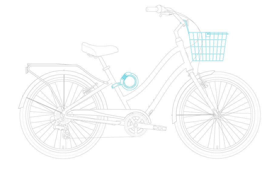 sixthreezero EVRYjourney Women's 24" 7 Speed Step-Through Touring Hybrid Bicycle — product view 26