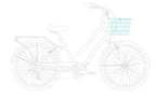 sixthreezero EVRYjourney Women's 24" 7 Speed Step-Through Touring Hybrid Bicycle — product view 33