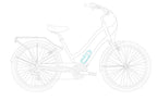 sixthreezero EVRYjourney Women's 24" 7 Speed Step-Through Touring Hybrid Bicycle — product view 32