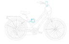 sixthreezero EVRYjourney Women's 24" 7 Speed Step-Through Touring Hybrid Bicycle — product view 28