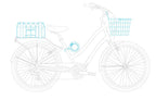 sixthreezero EVRYjourney Women's 24" 7 Speed Step-Through Touring Hybrid Bicycle — product view 29