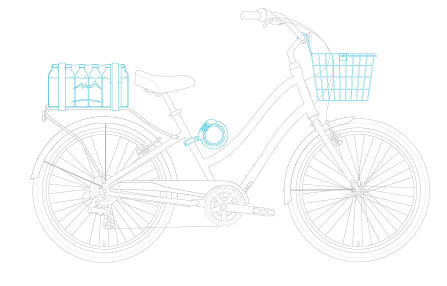sixthreezero EVRYjourney Women's 24" 7 Speed Step-Through Touring Hybrid Bicycle — product view 29