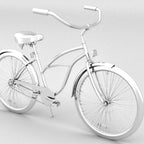 sixthreezero Around the Block Women's 24" 21 Speed Beach Cruiser Bicycle with Rear Rack — product view 65