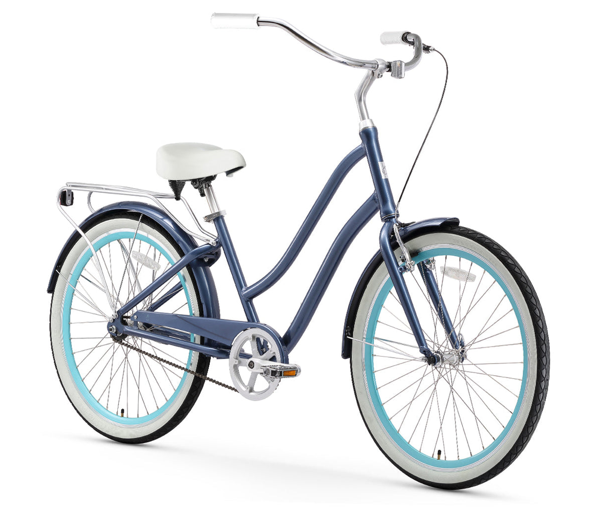 sixthreezero EVRYjourney Women's 26" Single Speed Step-Through Touring Hybrid Bicycle — product view 9