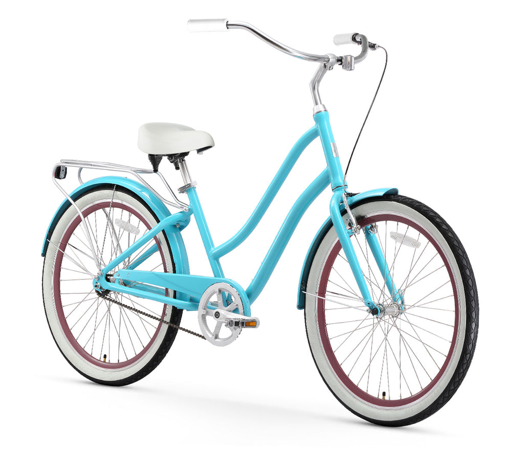 sixthreezero EVRYjourney Women's 26" Single Speed Step-Through Touring Hybrid Bicycle — product view 11