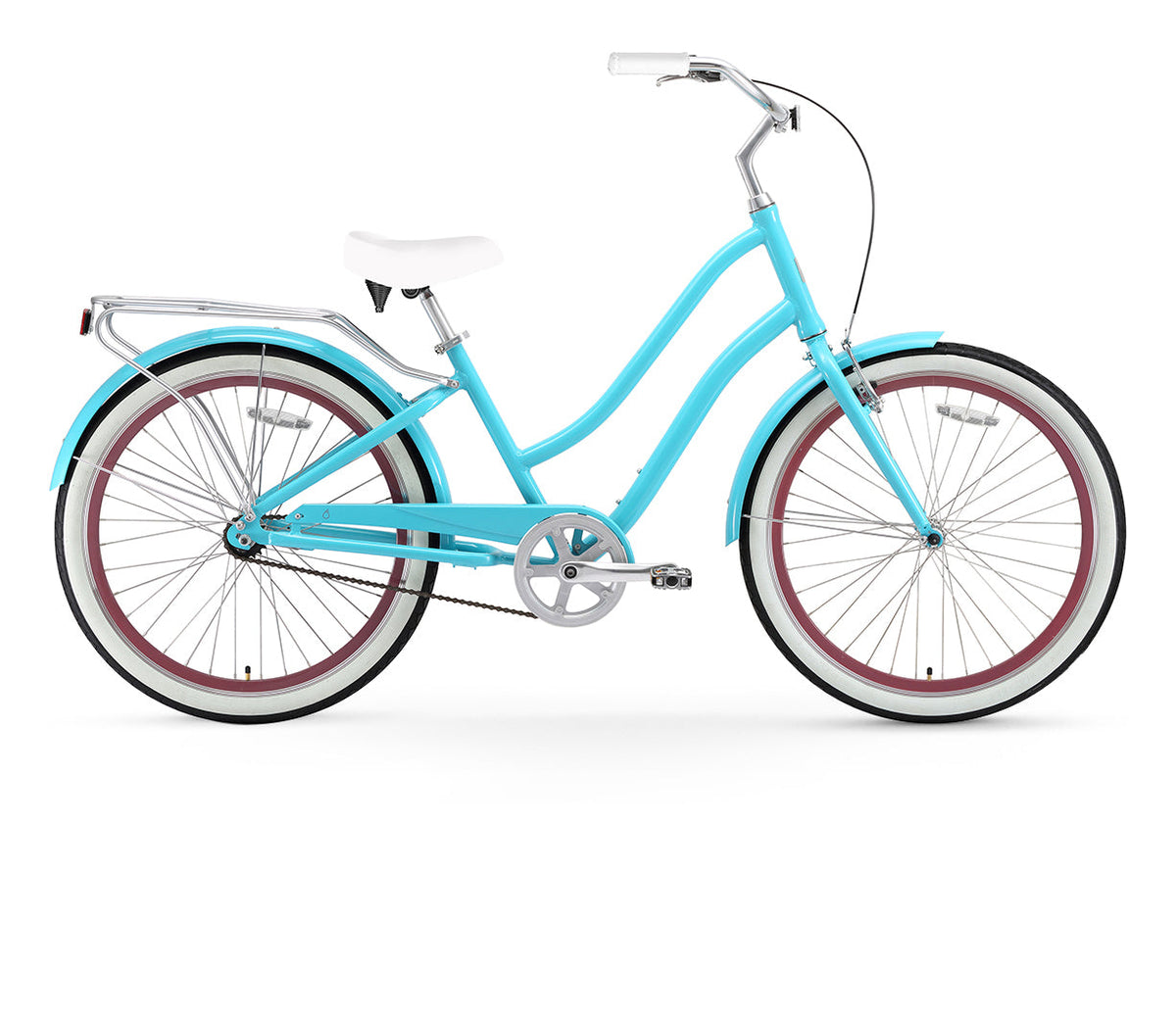 sixthreezero EVRYjourney Women's 26" Single Speed Step-Through Touring Hybrid Bicycle — product view 12