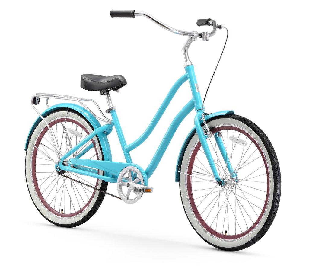 sixthreezero EVRYjourney Women's 26" Single Speed Step-Through Touring Hybrid Bicycle — product view 17