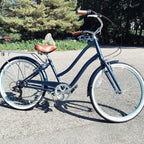 sixthreezero EVRYjourney Women's 26" 500W 7 Speed Electric Hybrid Bicycle — product view 95