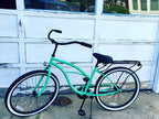 sixthreezero Around the Block Women's 24" 21 Speed Beach Cruiser Bicycle with Rear Rack — product view 69