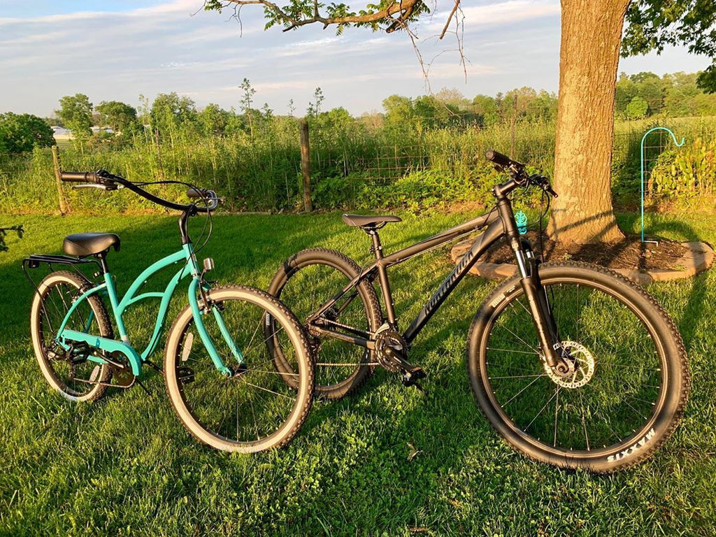 sixthreezero Around the Block Women's 24" 21 Speed Beach Cruiser Bicycle with Rear Rack — product view 79